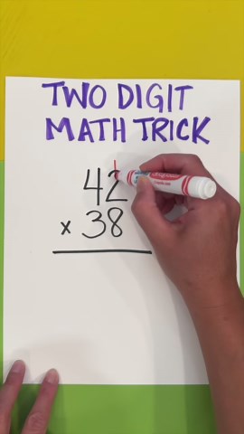A clever way to multiply two digit numbers
