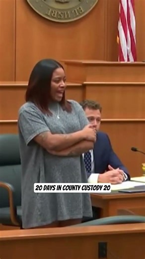 Judge Freezes When Tattooed Girl Talks Back #courtroom #funny