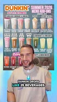 Dunkin’ Summer Menu Add-ons!