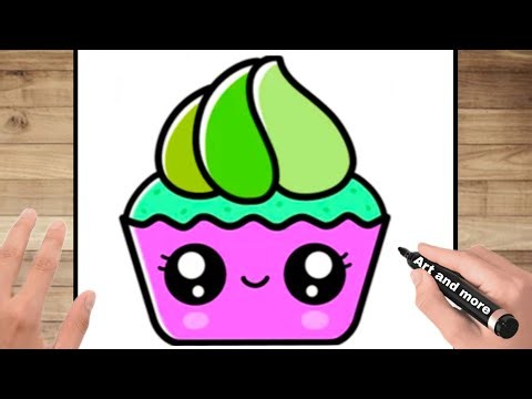 How to Draw a Cute Cupcake - Easy Step by Step Guide! 🧁✨
