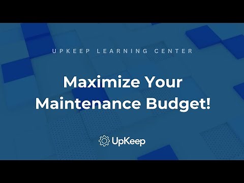 Best Practices for Maintenance Budgeting: Understanding RAV, Lifespan, and Equipment Costs