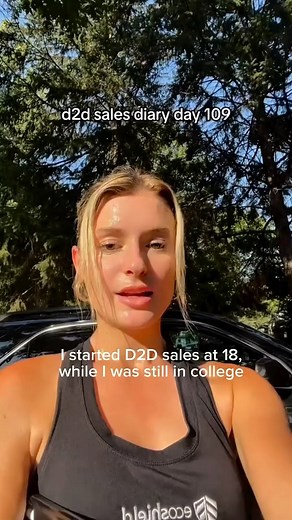 shelby haas on Instagram: "My sales journey💖 Door to door sales internship at 18, taking home 6figs a month by 22 Training multimillion dollar sales teams for 3 years First female franchise owner of sales company Was pretty big deal in d2d but knew I couldn’t knock doors for the rest of my life (I want a family and want to spend time with my future kids duh) I started D2D sales at 18, Took a chance on remote high ticket sales Made 27k first month while traveling & not working full time Said hol