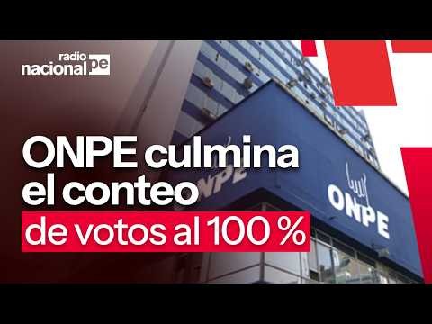 ONPE completes the count: Keiko Fujimori received the most votes