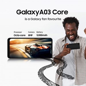Some things are just better with the #GalaxyA03Core : 🔋 Long lasting 5,000mAh battery 📷 8MP camera 🗃️ Powerful OCTA-core processor Learn more: http://spr.ly/6185PLqMP | Samsung