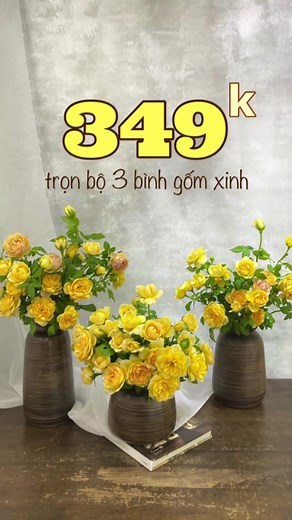 Cắm Hoa Hồng Trong Bình Gốm Đẹp Mắt