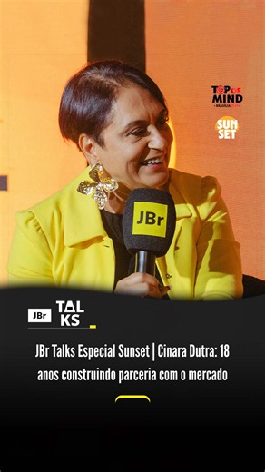 🎙️ JBr Talks Especial Sunset | Cinara Dutra: 18 anos construindo parceria com o mercado brasiliense No JBr Talks Especial Sunset, Cinara Dutra, do time comercial do Jornal de Brasília, contou que está há quase 18 anos trabalhando junto com os clientes do jornal e que ao longo desse tempo percebeu uma mudança clara: o mercado passou a enxergar o Jornal de Brasília como um parceiro que realmente ajuda a colocar a marca em evidência. 🤝 Cinara destacou que a relação com os clientes vai além da ven