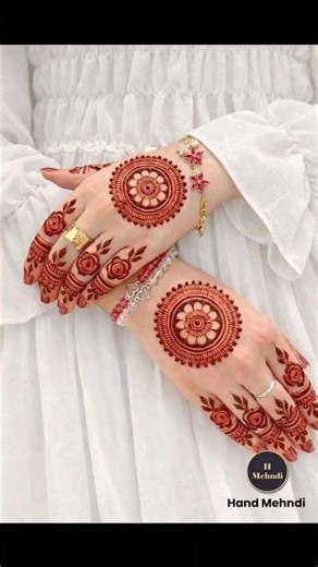 Beautiful Hand mehendi design / Back hand mehendi design