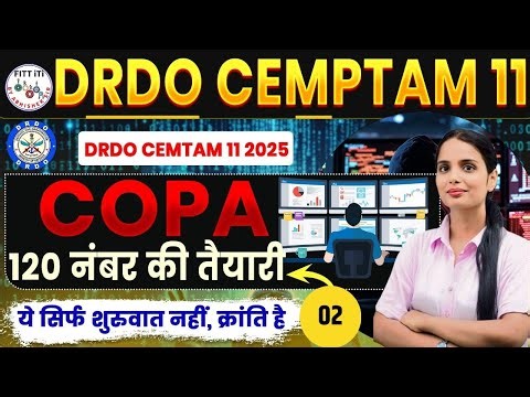 03 - DRDO Technician COPA Classes | Complete Syllabus Explained | DRDO Tech-A Preparation 2025