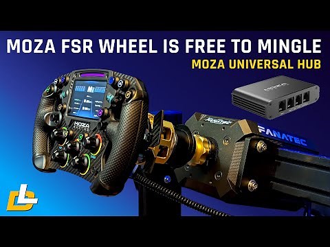 Moza Universal Hub Review - Moza FSR Wheel on a Fanatec DD1