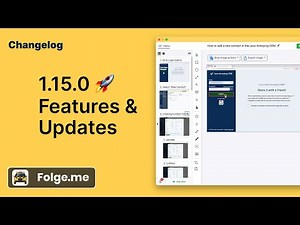Folge.me - Version 1.15.0 - What's new 🚖. - Create step by step guides and tutorials