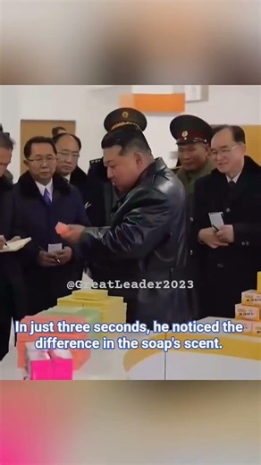 In just three seconds, he noticed the difference in the soap's scent.🤔#kimjongun #northkorea #shorts