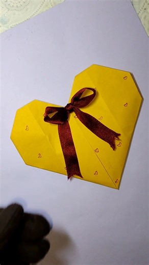 “Cute Heart Gift Envelope 💖 | DIY Paper Gift Envelope for Small Gifts 🎁 | Easy Aesthetic Envelope