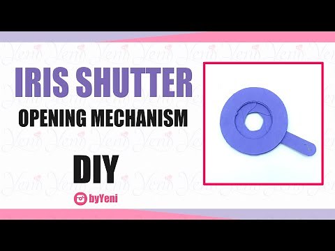 Iris Shutter -Opening Mechanism with guide arrow - by Yeni