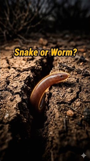 Looks Like a Worm🧐 & Clones Itself! 🤯Western Blind Snake