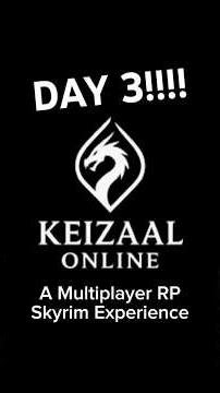 Day 3 of Keizaal Online - Skyrim RP Online! #skyrim #gaming #multiplayer