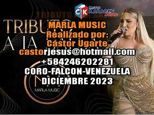 KARAOKE TRIBUTO A LA SALSA - MARLA MUSIC #karaoke #salsa #karaokeslatinos (OBSEQUIO)