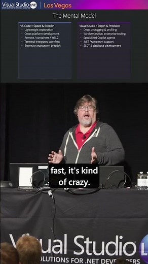 VS Code for Speed. Visual Studio for Precision