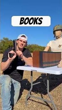 How Many Books Does it Take to Stop a 50 Cal Sniper Rifle?
