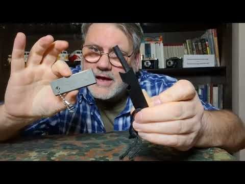 US Army Fire Staring Tool, Feuerstarter mit Magnesium. Nett, aber eher sinnlos