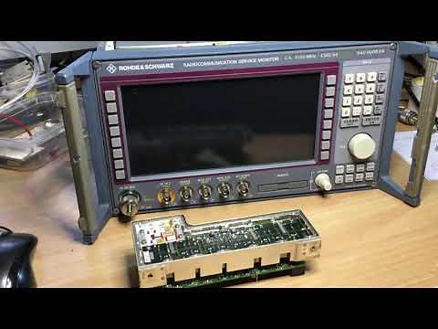 Rohde & Schwartz CMS54 RF Test Set repair update