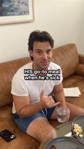 Different definitions of comfort food 😂 #sick #foodie #getwellsoon | Taylor and Jacob