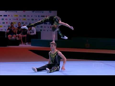 2018 Acrobatic Worlds – Great Britain, Men’s Pair Qualifications