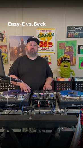 1.8M views · 39K reactions | Eazy-E vs. Beck - Loser In The Hood (Wick-it Blend) #EazyE #eazyeedits #beck #dj #scratch #scratchdj #remix #remixonreels #remixreels #mashup #mashupsongs #funny #funnymemes #funnyvideos #turntable #vinyl #hiphop #instrumental #boombap #boombaphiphop #battle #djbattle #scratching #mpc #mpc2000xl #fingerdrumming #fingerdrummer #maschine #lofi #lofihiphop | Wick-it the Instigator | Facebook