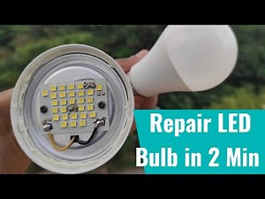 How to Repair an LED Bulb: Step-by-Step Guide for Fixing LED Lights#ledrepair#ledbulbrepair #ledbulb