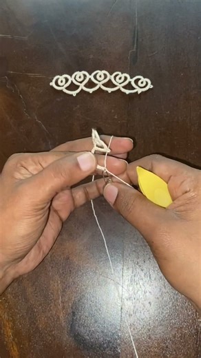 Tatting tutorial with shuttle #shuttle tatting