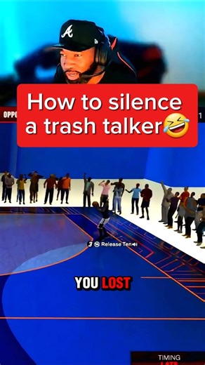 He Was Talking Crazy… Then Got SILENT 😭💀 | NBA 2K26 #short