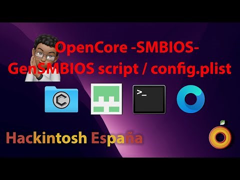 Hackintosh -SMBIOS- generar una SMBIOS valida para nuestro Hackintosh. Usando GenSMBIOS, script.