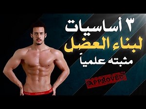 ٣ اساسيات لبناء العضل