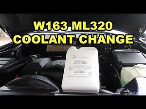 Mercedes-Benz ML320 (W163) Radiator Fluid Change