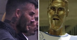 James Corden Pranked David Beckham With An Ugly Statue Of Himself And Things Got Awkward