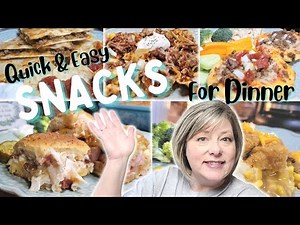 6 Quick & Easy Snack Meals That Will Help You Survive Busy Weeknights!