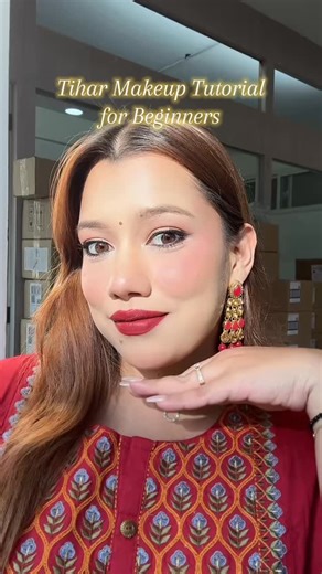 Mishisa Cosmetics on Instagram: "Easy, beginner friendly Makeup Tutorial for Tihar! Tihar ma yo pali video ko madad le euta pro artist jastai makeup garnu hos! Sabai products ko details video ma mentioned cha! Get all these at www.mishisa.com #mishisa #mishisacosmetics #tihar #easymakeup #tiharmakeup #fullfaceglam"