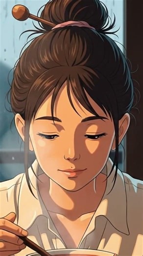 Rainy Night Noodles | Cozy Anime Cooking ASMR