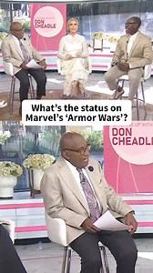 Don Cheadle is keeping his cards close to his chest about any "Armor Wars" updates. 🤫 | Today Show