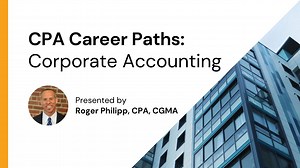 It's an exciting time to become a CPA! In this series presented by Roger Philipp, CPA, CGMA, learn more about the different CPA career paths you can take including positions, compensation, benefits, and more! Next up: Corporate Accounting. Start your 7-day free trial and see how we've helped hundreds of thousands of students pass the CPA Exam and achieve their professional goals. https://accounting.uworld.com/cpa-review/cpa-courses/free-trial/ | UWorld Accounting | Facebook