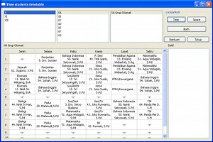 Software Roster Jadwal Pelajaran Pembuatan Jadi Lebih Mudah
