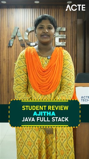 ACTE Technologies (Hyderabad) | Training & Placement on Instagram: "Placement Feedback | Ajitha – Java Full Stack Developer 🎯 A genuine placement review showcasing Ajitha’s growth through hands-on Java Full Stack development, practical implementation, and interview-focused mentoring. A clear example of how freshers and career switchers can achieve strong placements with the right training approach. 🎯 Get IT Jobs (Any Degree) with 𝐀𝐂𝐓𝐄 𝐓𝐞𝐜𝐡𝐧𝐨𝐥𝐨𝐠𝐢𝐞𝐬 – Hyderabad's No.1 Institute f