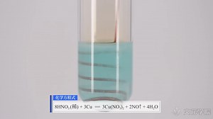 化学实验：铜与稀硝酸发生的化学反应