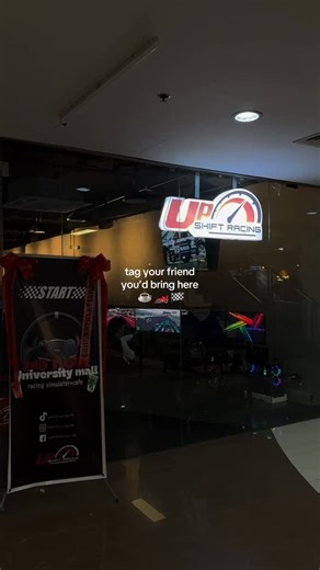 UpShift Racing Simulator Cafe on Instagram: "Just one race..then maybe another?😆 📍UMall, Taft | Near DLSU & CSB #upshiftracingcafe #cafe #simracing #taft #tambayan"