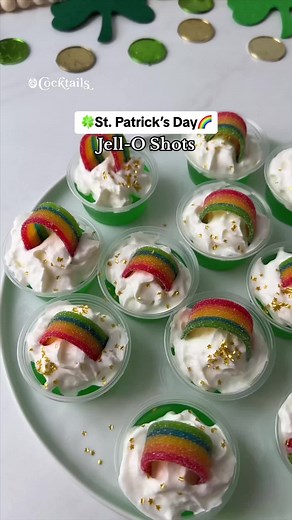 St. Patrick's Day Jell-O Shots: A Festive Boozy Treat!