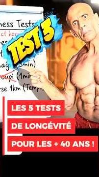 Fais ce test avant 40 ans, c'est peut-être trop tard #prevention #healthcheck