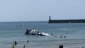 Aux Sables-d’Olonne, cette structure aquatique gonflable fait son retour sur la grande plage