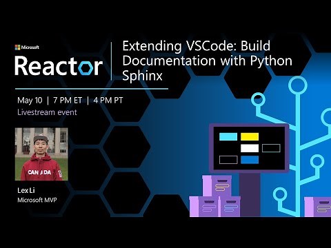 Extending VSCode: Build Documentation with Python Sphinx