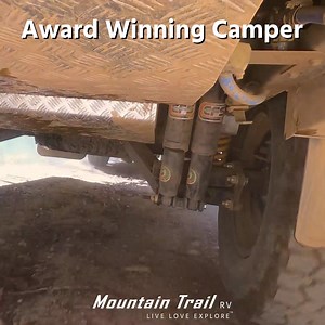 We make our off-road trailing swing arm suspension in house from scratch from laser cut aussie steel.. Our design has been proven to take the rigours of Australia's corrugated roads with ease. Check out the suspension at work on our award winning EDX V2 Camper Trailer in this video. Want to find out more...? Give our team a call on (02)6040 4488 | Mountain Trail RV | Facebook