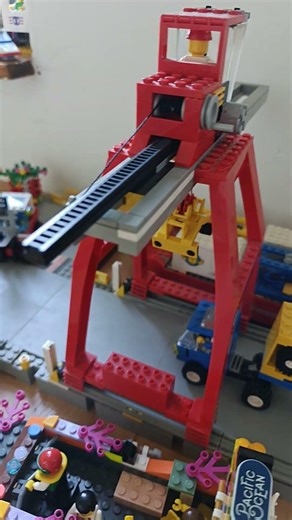 Nostalgic vibes with Lego #6542 (1991) still shining in our Lego city ✨ #lego #90s