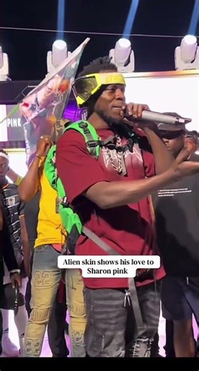 Legendary Alien Skin shows his love to Sharon pinks he shows up to her concert